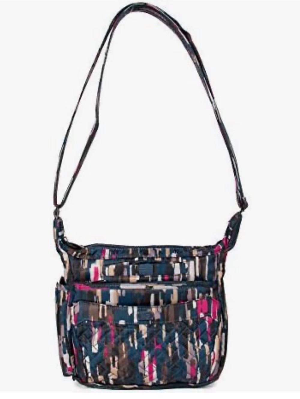 Lug Flutter Riverwalk Abstract Design Colorful Mini Crossbody Bag